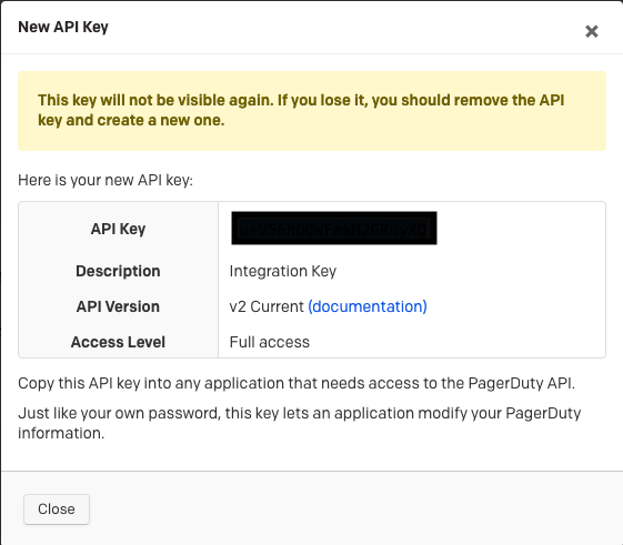 API key
